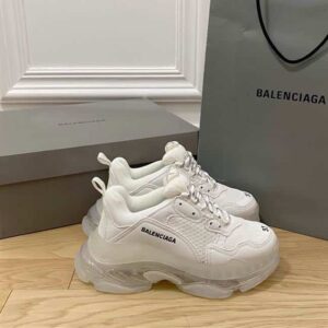BALENCIAGA MEN’S TRIPLE S SNEAKER CLEAR SOLE – BB191