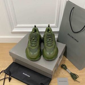 BALENCIAGA MEN’S TRIPLE S SNEAKER CLEAR SOLE – BB188