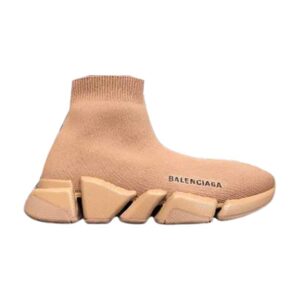 BALENCIAGA MEN’S SPEED 2.0 SNEAKER IN BEGIE – BB141
