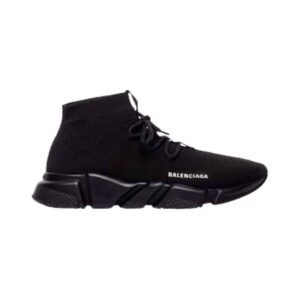 BALENCIAGA MEN’S SPEED LACE-UP SNEAKER IN BLACK – BB163