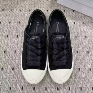 DIOR LUCKY SNEAKERS WOMEN SATIN BLACK – CD145