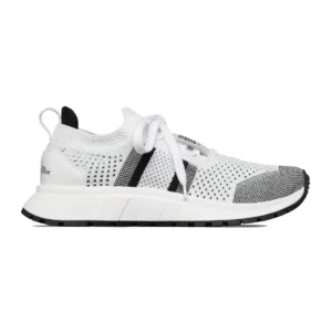 DIOR RUN’N’DI0R SNEAKERS WHITE AND BLACK TECHNICAL MESH – CD242
