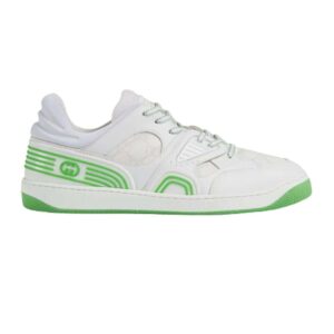 GUCCI BASKET SNEAKERS IN GREEN AND WHITE – GC181