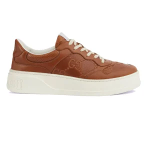 GUCCI SCREENER GG SNEAKERS BEIGE AND EBONY ORIGINAL GG CANVAS – GC177
