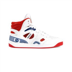GUCCI BASKET SNEAKERS WHITE DEMETRA – GC068