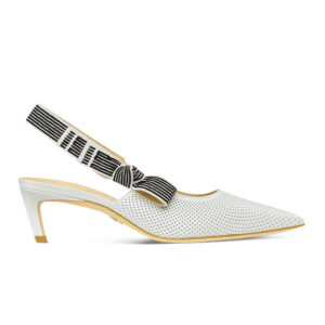 Christian Dior Women's Toujours Slingback Pump White