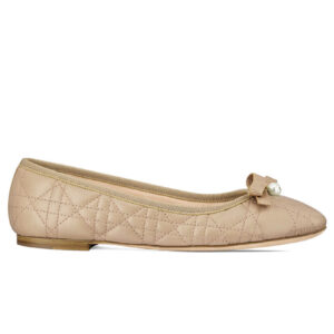 Christian Dior Women's Ballet Flat Cream