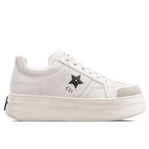 Christian Dior Women's Star Platform Sneaker White