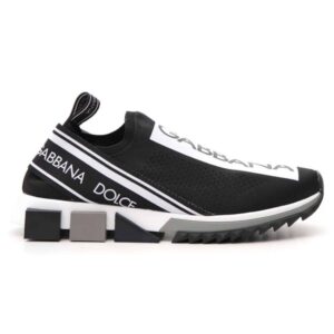 DOLCE & GABBANA STRETCH MESH SORRENTO SNEAKERS WITH LOGO – DG46