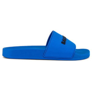 BALENCIAGA RUBBER LOGO POOL SLIDE SANDALS – BBS1