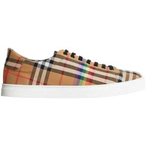 BURBERRY RAINBOW VINTAGE CHECK TRAINERS – BBR15