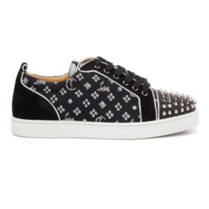 CHRISTIAN LOUBOUTIN LOUIS JUNIOR SPIKES ORLATO MEN’S FLAT – CL67