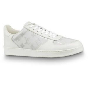 LOUIS VUITTON WHITE MONOGRAM TRANSPARENT RIVOLI SNEAKER – LV40