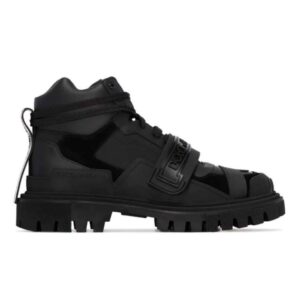 DOLCE & GABBANA LOGO STRAP TREKKING BOOTS – DG55