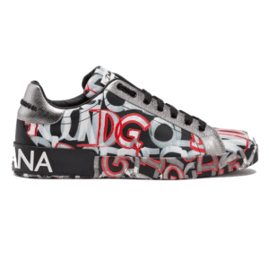 DOLCE & GABBANA PORTOFINO SNEAKERS IN PRINTED NAPPA CALFSKIN – DG8