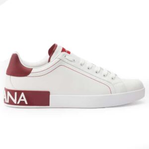 DOLCE & GABBANA CALFSKIN NAPPA PORTOFINO SNEAKERS – DG14
