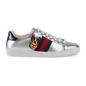 GUCCI METALLIC ACE EMBROIDERED SNEAKER – GC29