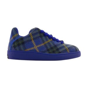 BURBERRY CHECKED KNITTED SNEAKERS – BBR100