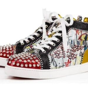 CHRISTIAN LOUBOUTIN HIGH-TOP SNEAKER – CL182