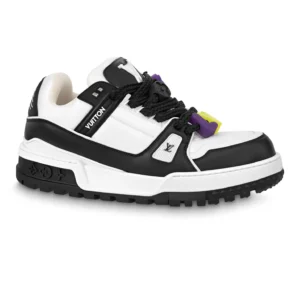 LOUIS VUITTON LV TRAINER MAXI SNEAKERS IN BLACK AND WHITE – LSVT337