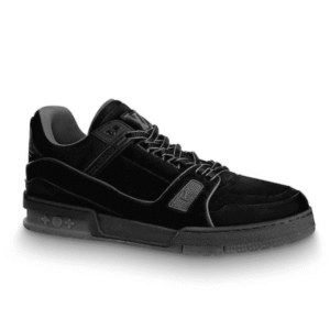 LOUIS VUITTON LV 408 TRAINERS IN SUEDE & GRAY FLANNEL – LV222