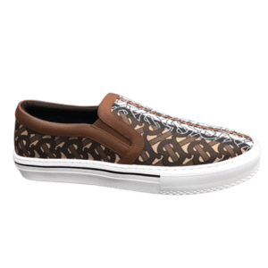BURBERRY LEATHER VINGATE SNEAKER- BBR81