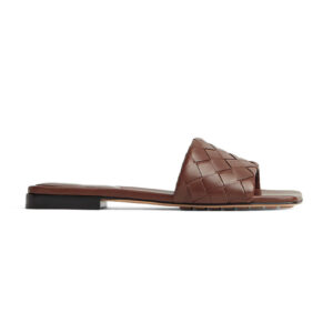 Bottega veneta Women's Parco Flat Mule Coffee
