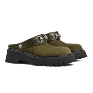 Gucci Unisex Mule With Horsebit 835829 Green