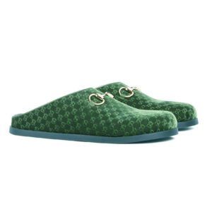 Gucci Women's Mule With Horsebit 837130 Green