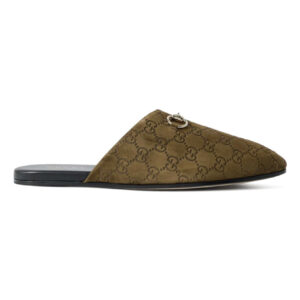 Gucci Women's Horsebit Mules 849565 Green