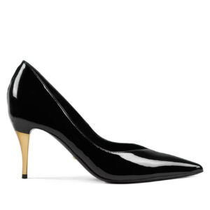 Gucci Women's Mid-heel Patent Pump 716687 Black