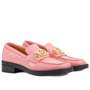 Gucci Women's Loafer With Interlocking G 701791 Pink