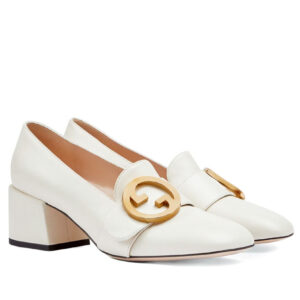 Gucci Blonde Women's Mid-heel Pump White