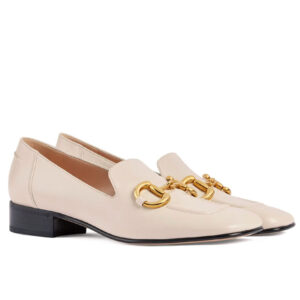 Gucci Women's Loafer With Horsebit Light Pink