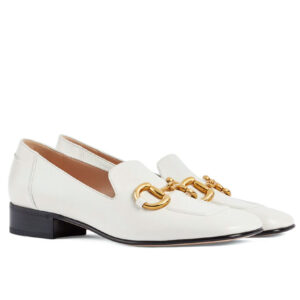 Gucci Women's Loafer With Horsebit White