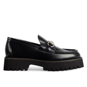 Gucci Women's Loafer With Horsebit 764211 Black