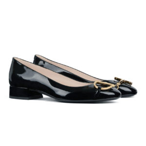 Gucci Women's Half Horsebit Ballet Flats 849652 Black