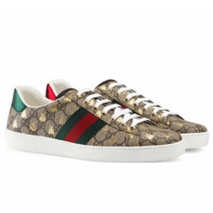 Gucci Unisex Ace GG Supreme bees sneaker 548950 Coffee