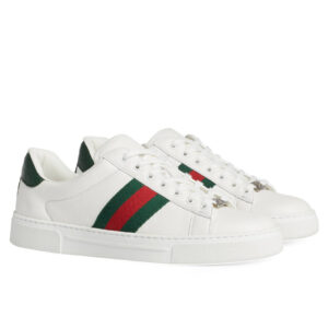 Gucci Unisex Ace Sneaker With Web 757892 White