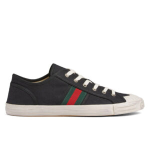 Gucci Unisex Sneaker With Web 786332 Gray
