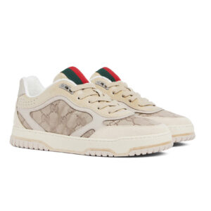 Gucci Unisex Re-Web Sneakers 831661 Apricot