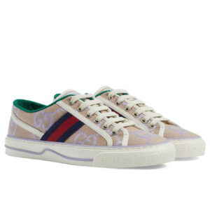 Gucci Unisex Tennis 1977 Jumbo GG Sneaker 725879 Purple