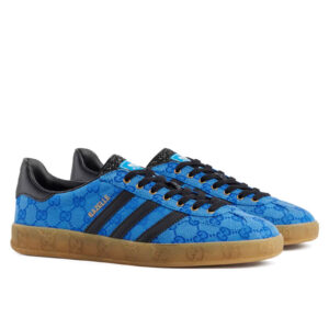 Gucci X Adidas Unisex Gazelle Sneaker 737966 Blue