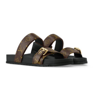 Louis Vuitton Women's Bom Dia Flat Comfort Mule Brown