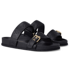 Louis Vuitton Women's Bom Dia Flat Comfort Mule Black