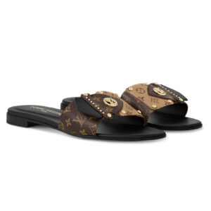 Louis Vuitton Women's LV Frame Flat Mule 1ACXG6 Brown