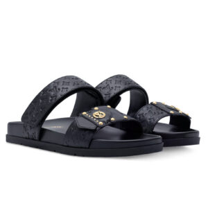 Louis Vuitton Women's Bom Dia Flat Comfort Mule Black