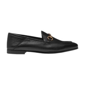 GUCCI BRIXTON HORSEBIT-DETAILED LEATHER COLLAPSIBLE-HEEL LOAFERS – LDG013