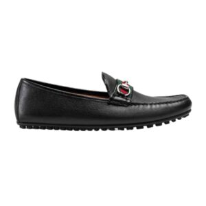 GUCCI GUCCI LEATHER DRIVER WITH WEB – LDG010