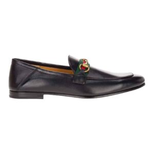 GUCCI 10MM LEATHER FOLDABLED LOAFERS W/ WEB – LDG017